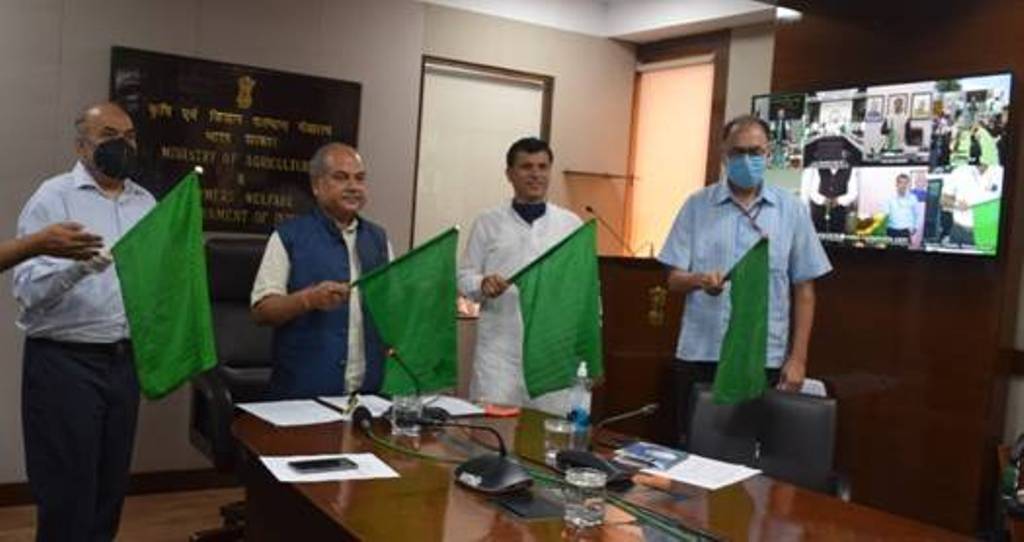 South India’s First and Country’s Second Kisan Rail between Anantapur and New Delhi Flagged off