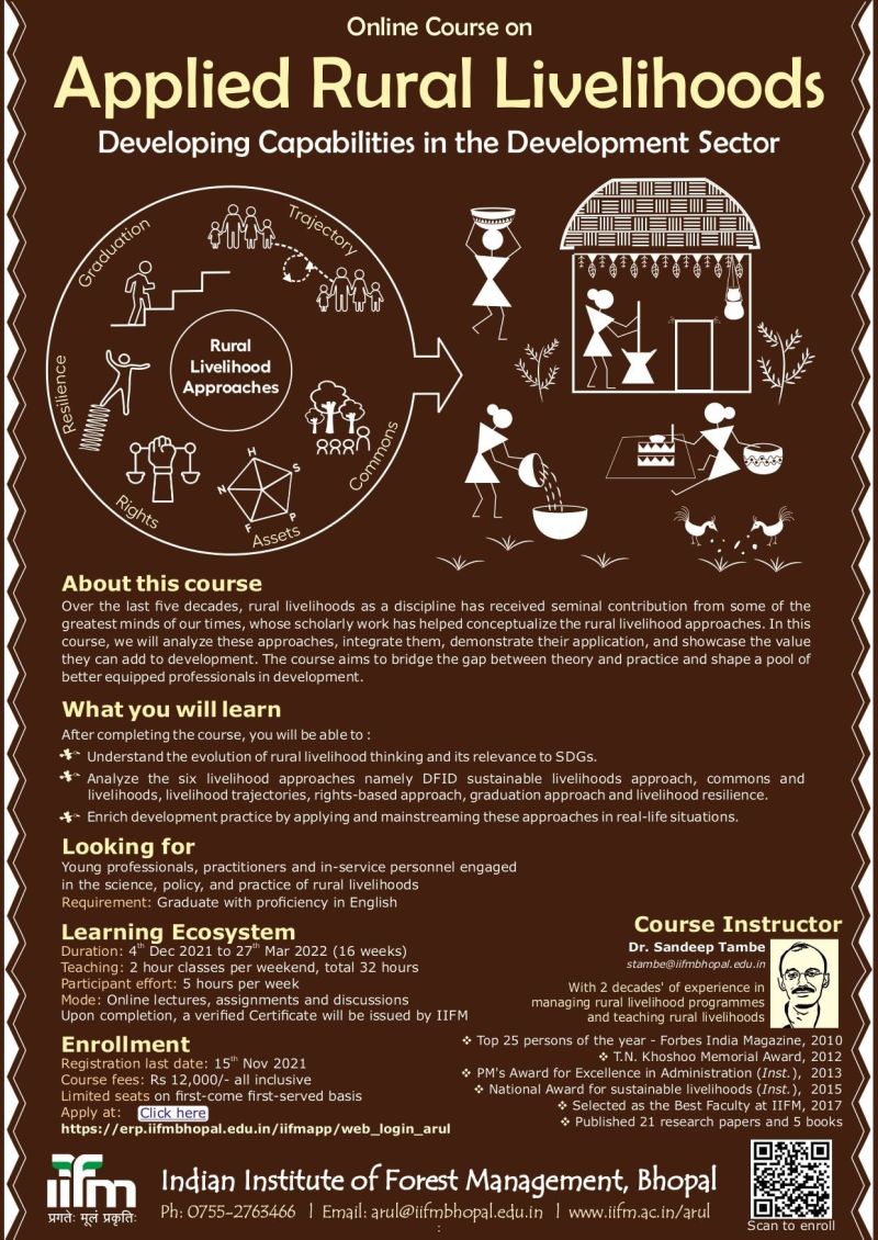 Online Course on Applied Rural Livelihoods - Developing Capabilities in ...